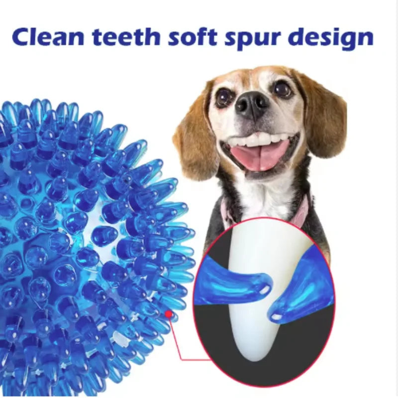 Pet Toy Ball For Cats And Dogs - Sounding Tooth Cleaning Chew Ball