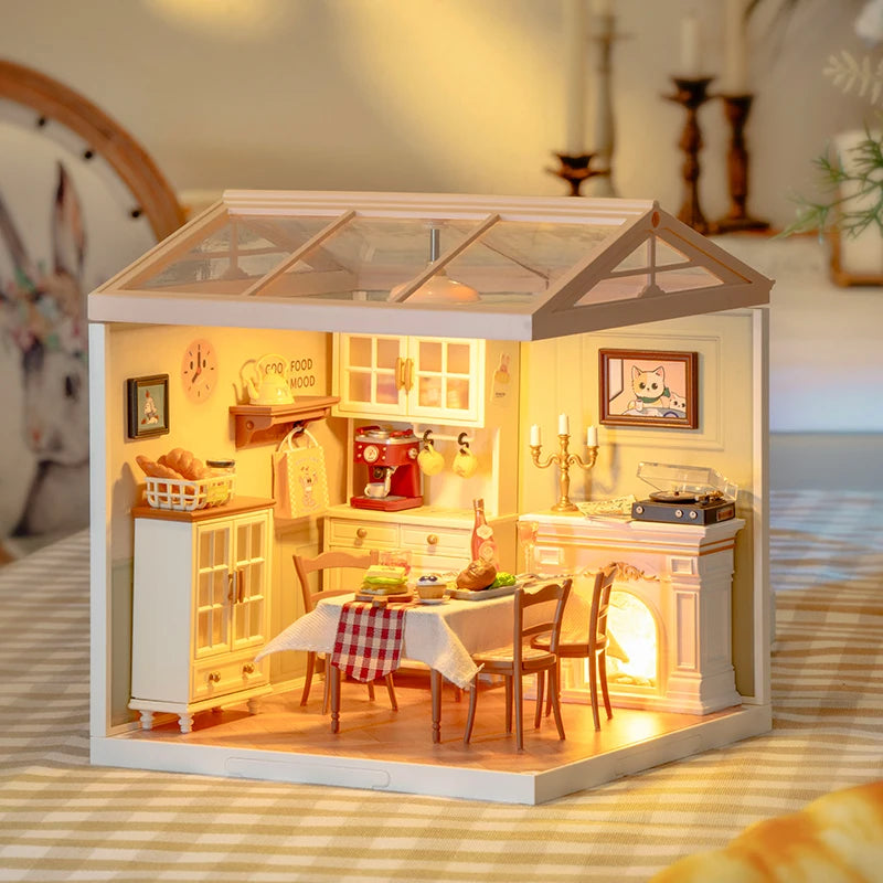 Rolife DIY Miniature Dollhouse Kit With Accessories Model Supply Store