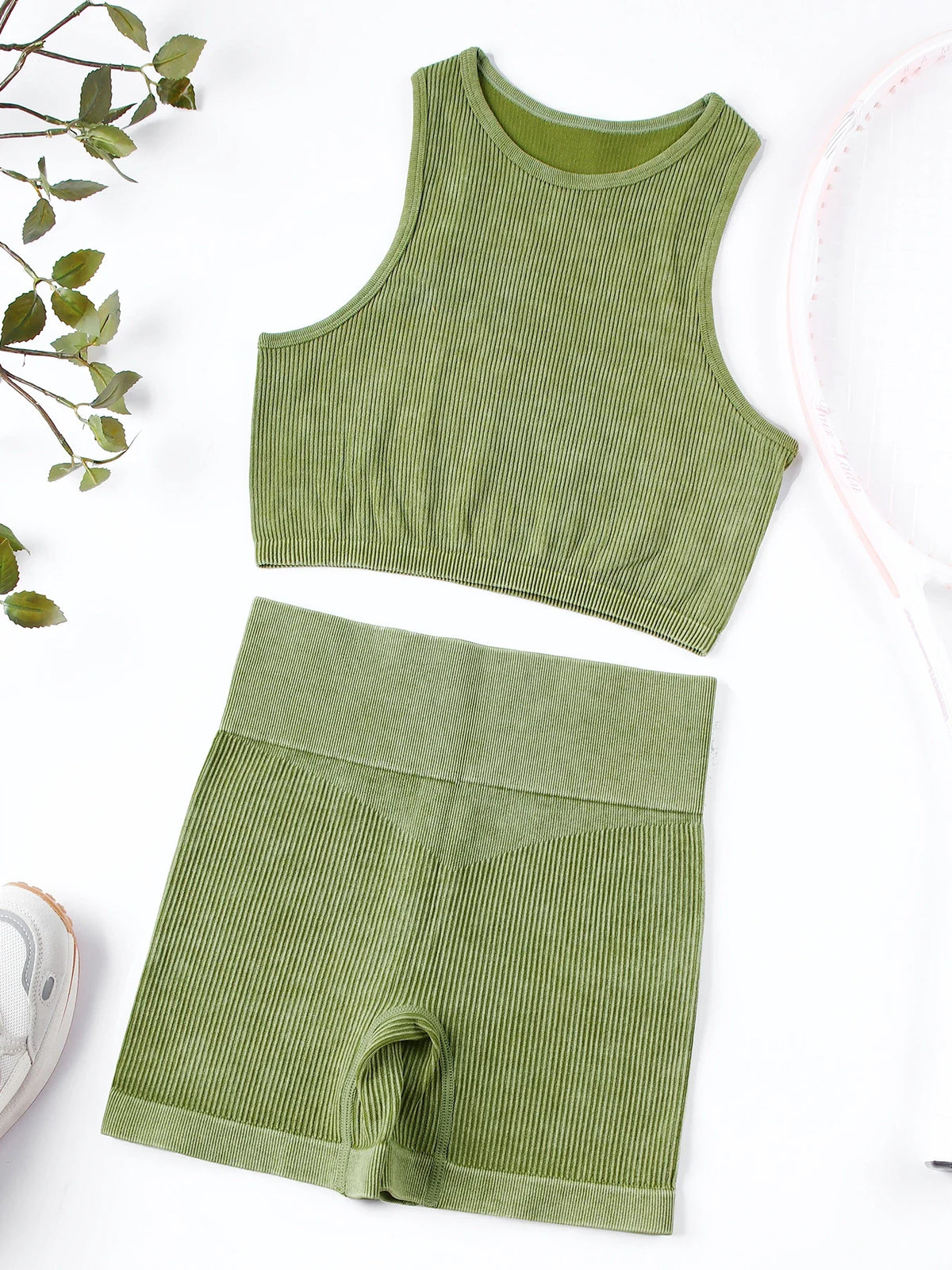 Women's Sleeveless Workout Crop Top