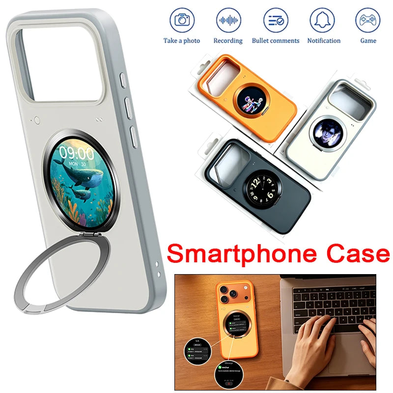 Smart Display Magnetic Stand Case for iPhone 17 Pro Series