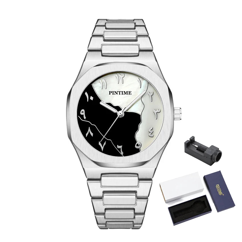 Watches for Men, Luxury Quartz Analog Watch with Date Waterproof Fashion Business Wristwatch Dress Classic Man Watch Luminous