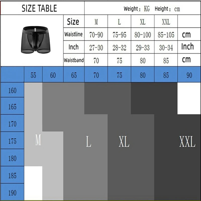 Mesh & Faux-Leather Boxer Briefs