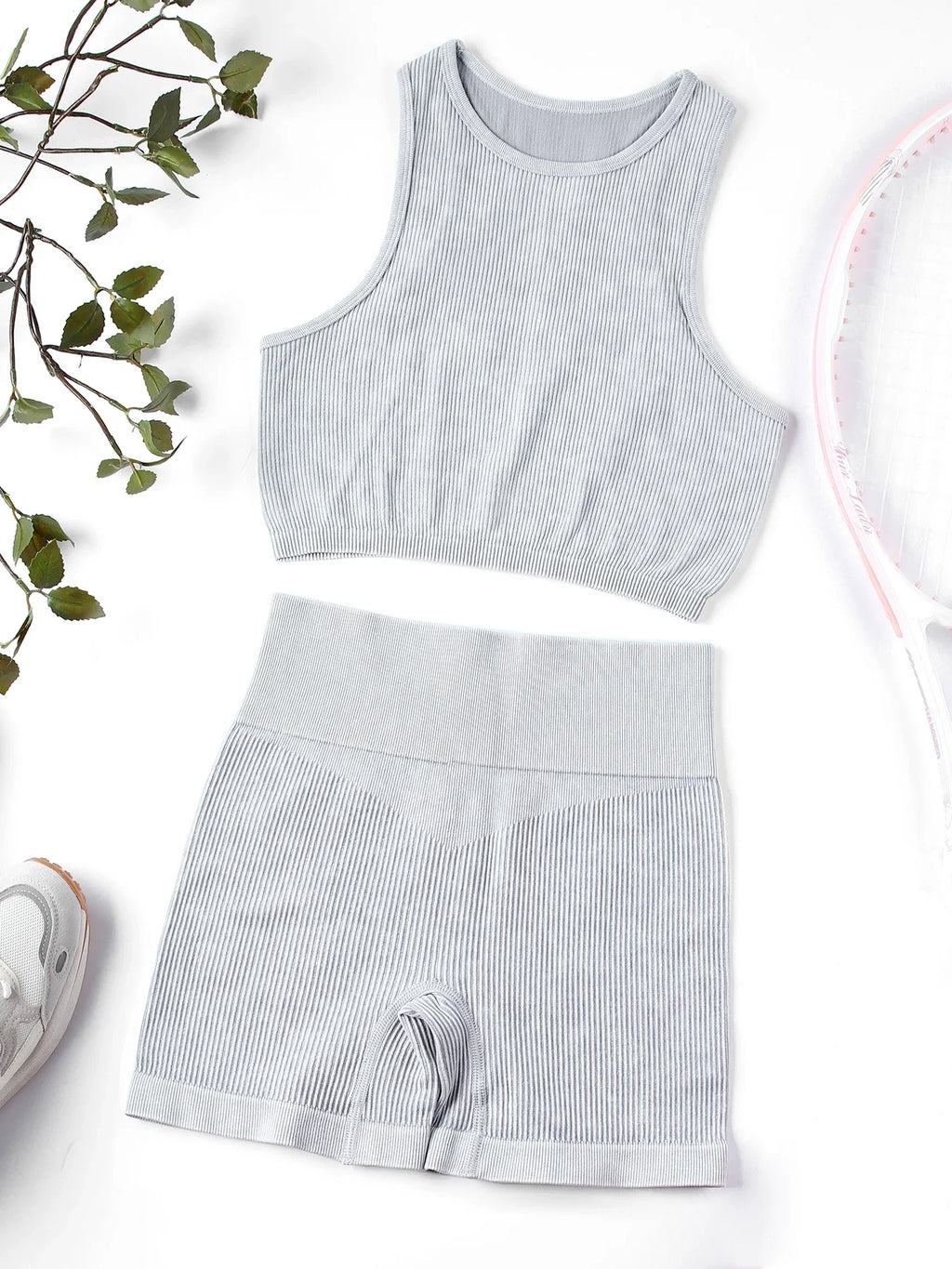 Women's Sleeveless Workout Crop Top