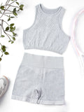 Women's Sleeveless Workout Crop Top