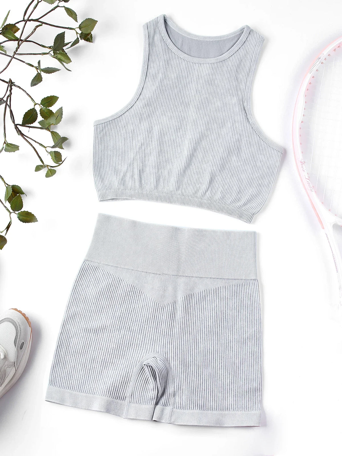 Women's Sleeveless Workout Crop Top