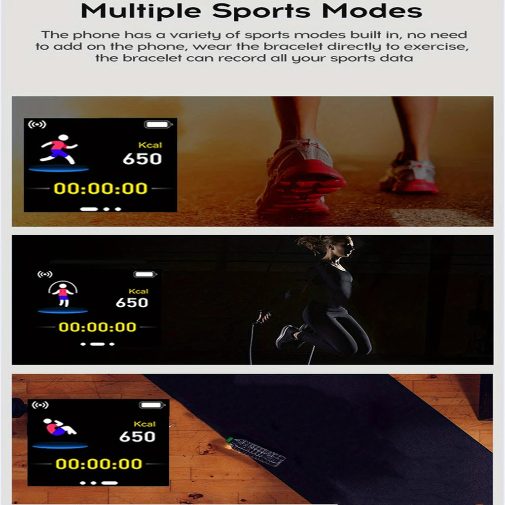 Unisex Bluetooth Fitness Smartwatch