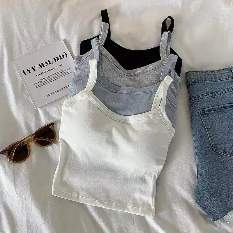 Women's Sleeveless Crop Top