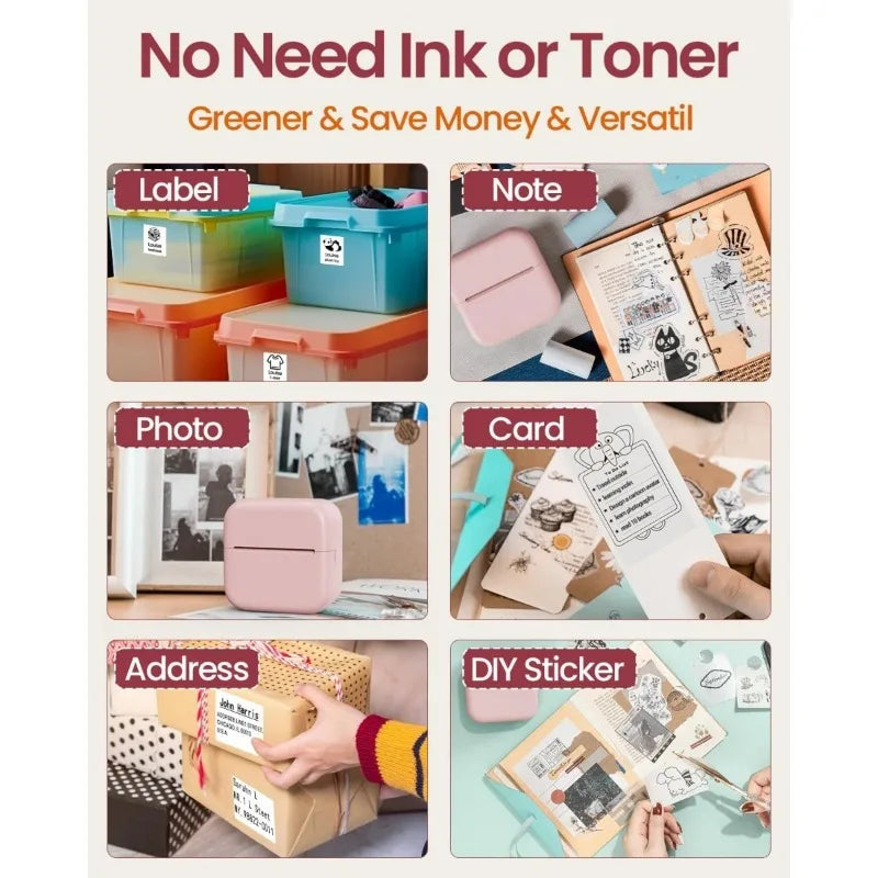 Color Thermal Sticker Paper For M02/T02/M02 Pro/M02 Mini Sticker