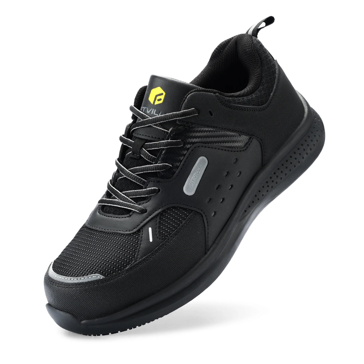 Fittington Men's Steel-Toe Work Shoes