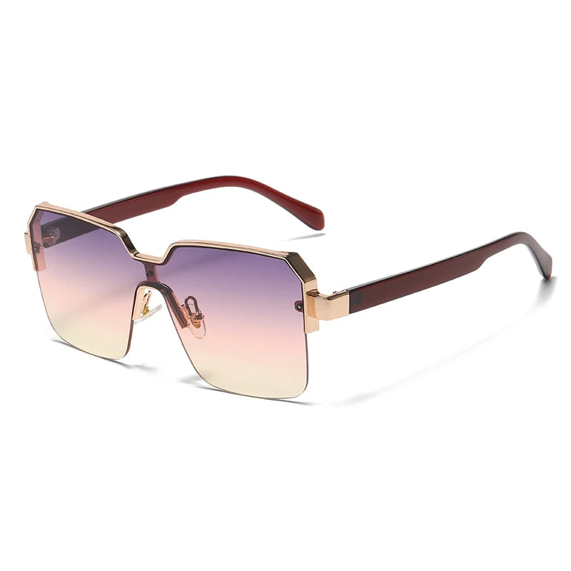 Frameless Square Sunglasses