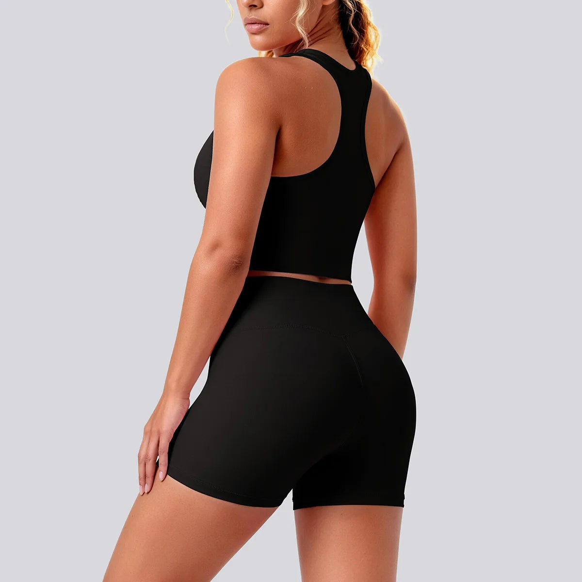Women's Sleeveless Workout Crop Top