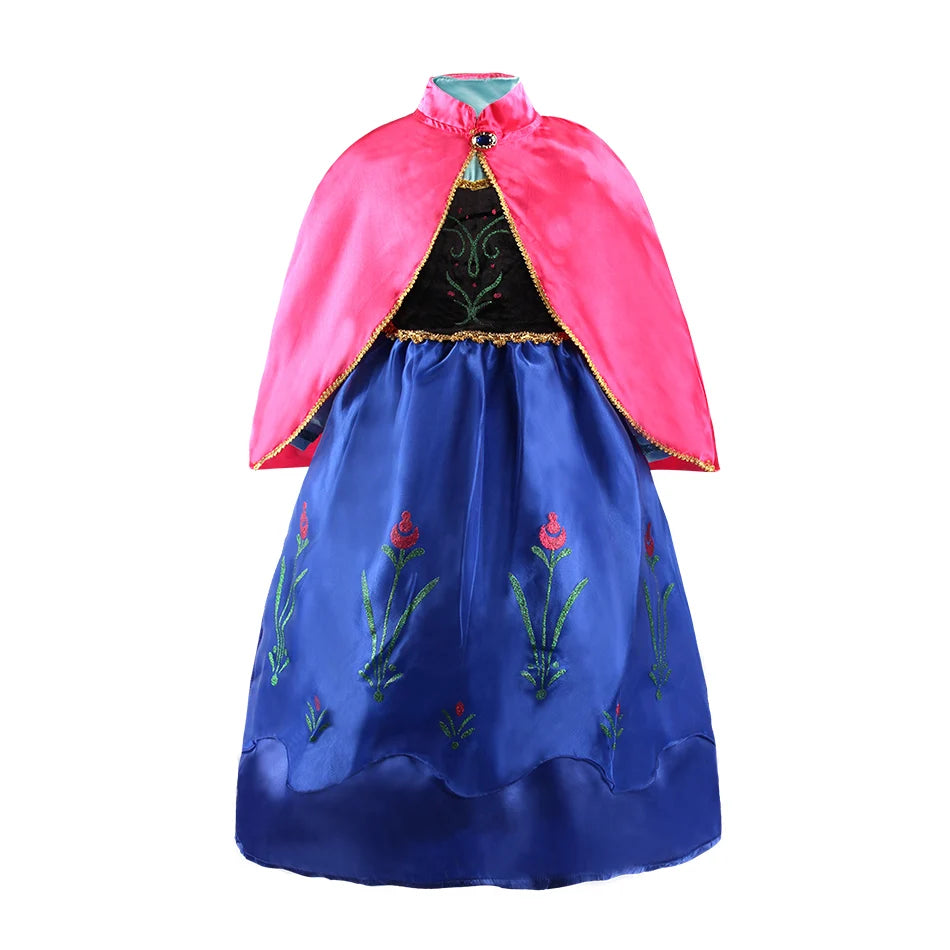 Girl Elsa Anna Dress Up Children Belle Snow White Jasmine Sofia Sleeping