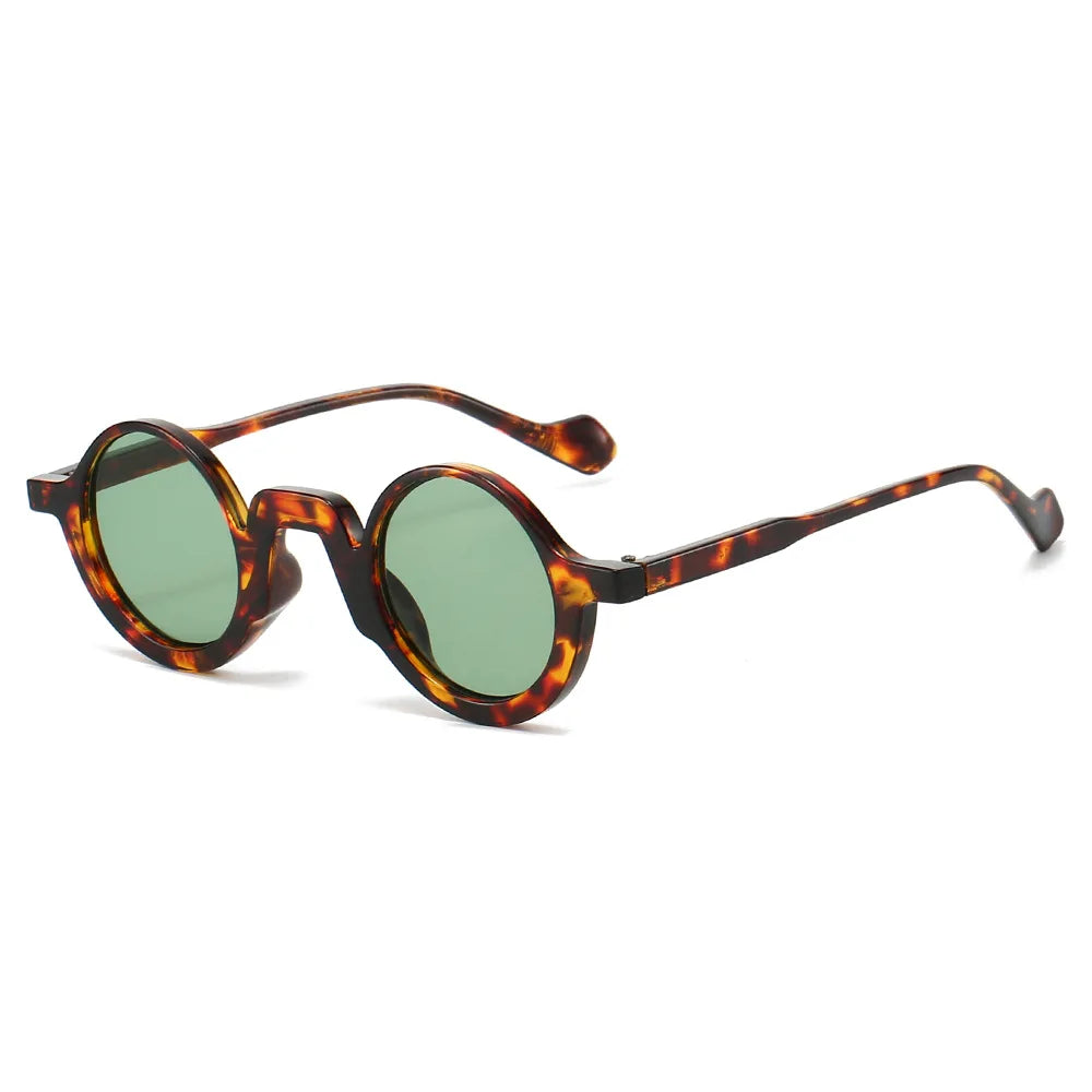 Retro Small-Frame Round Sunglasses