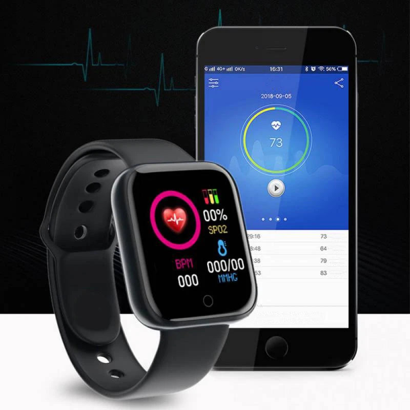 Unisex Bluetooth Fitness Smartwatch