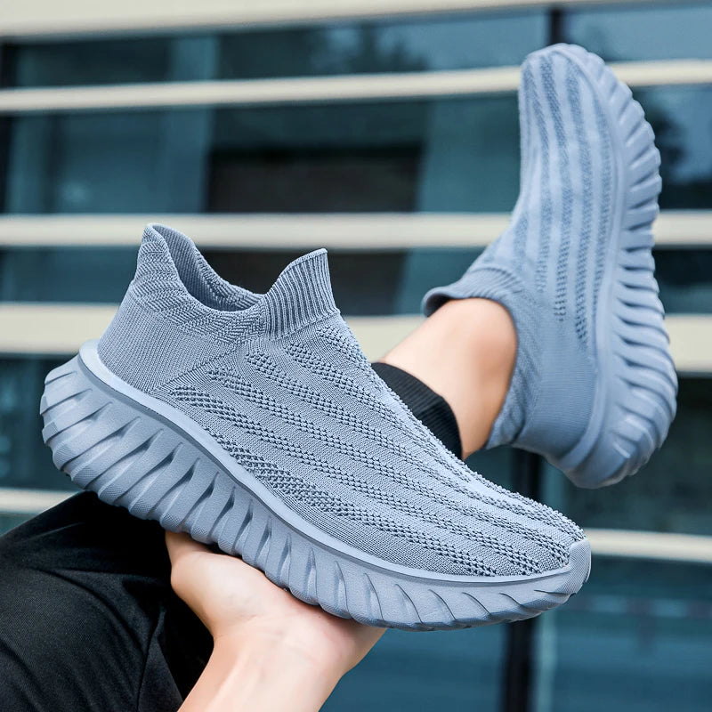 Men'S One Foot Walking Shoes Anti Slip Running Shoes, Breathable Thick