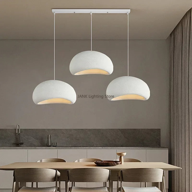 Minimalism Wabi Sabi LED Pendant Lamps For Living Dining Room Restaurant Loft Decor Hanging Chandelier Art Suspension Luminaire