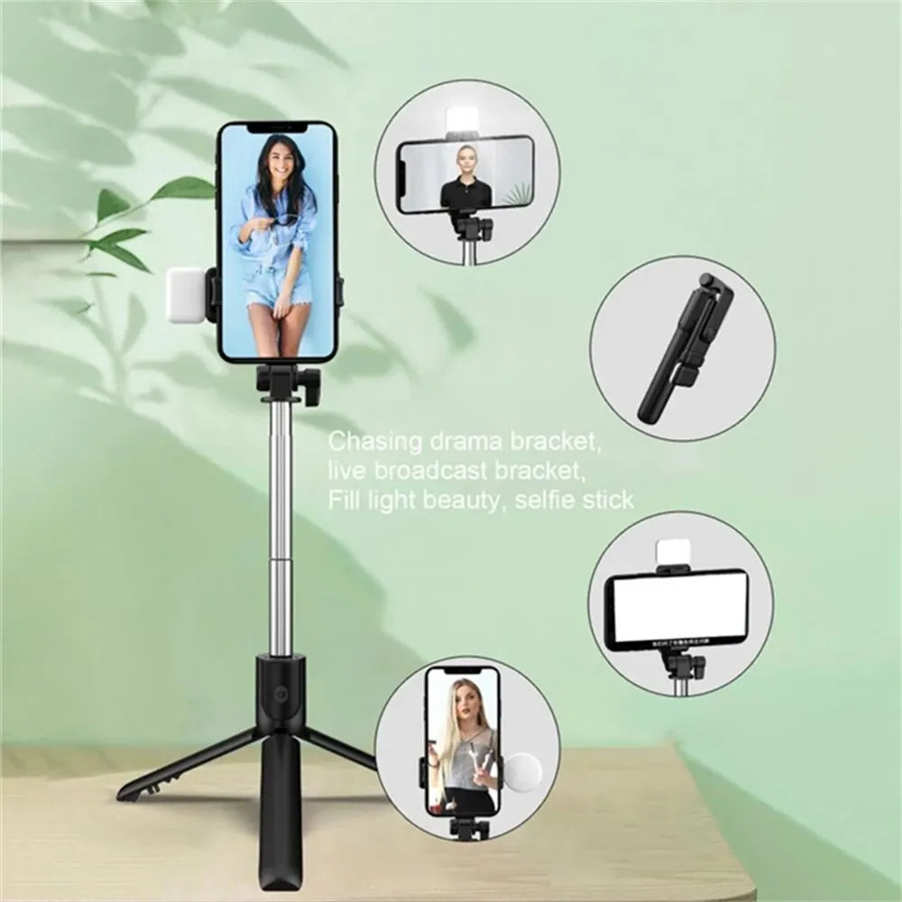 Bluetooth Selfie Stick & Mini Tripod with Remote