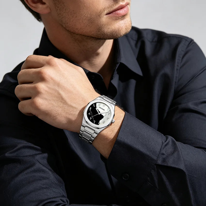 Watches for Men, Luxury Quartz Analog Watch with Date Waterproof Fashion Business Wristwatch Dress Classic Man Watch Luminous