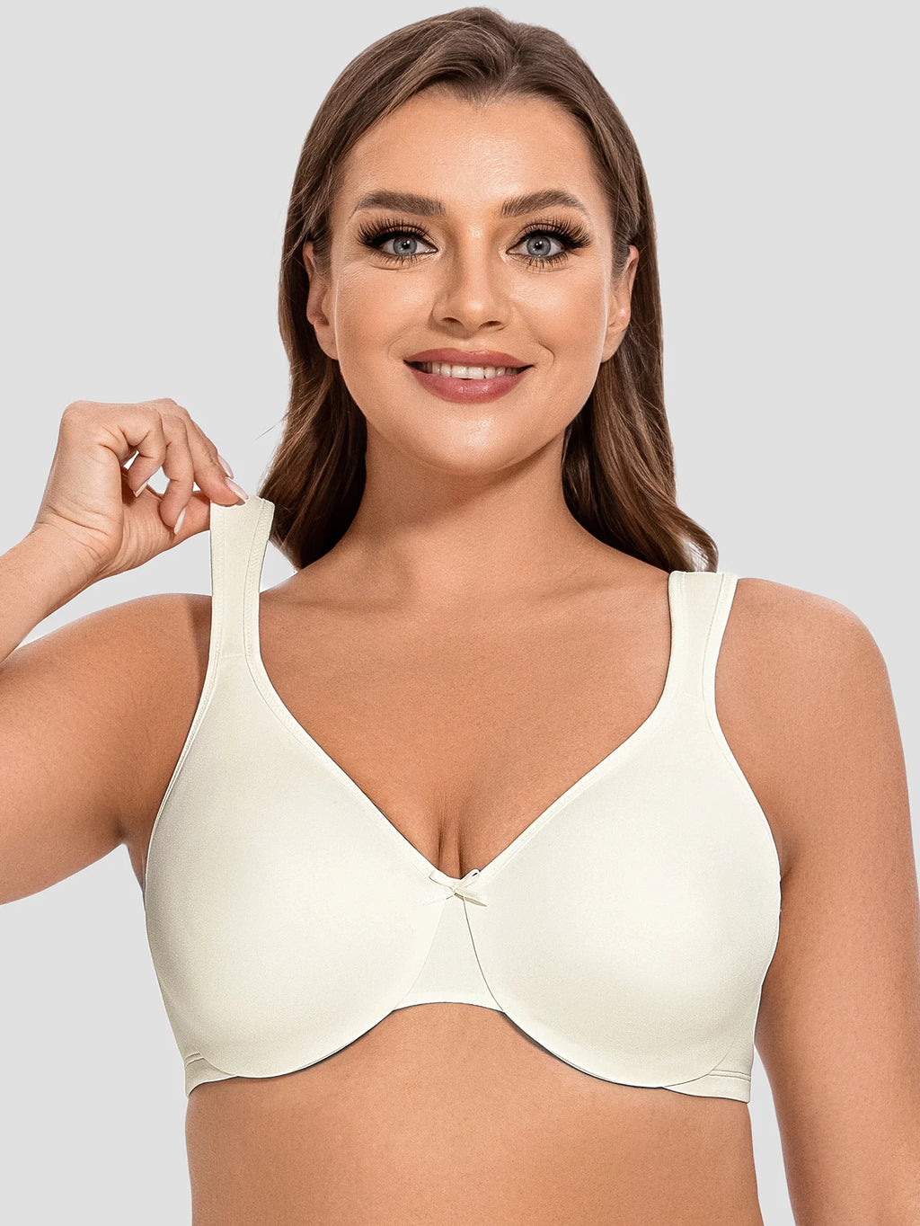 Women's Seamless Plus-Size Minimizer Bra