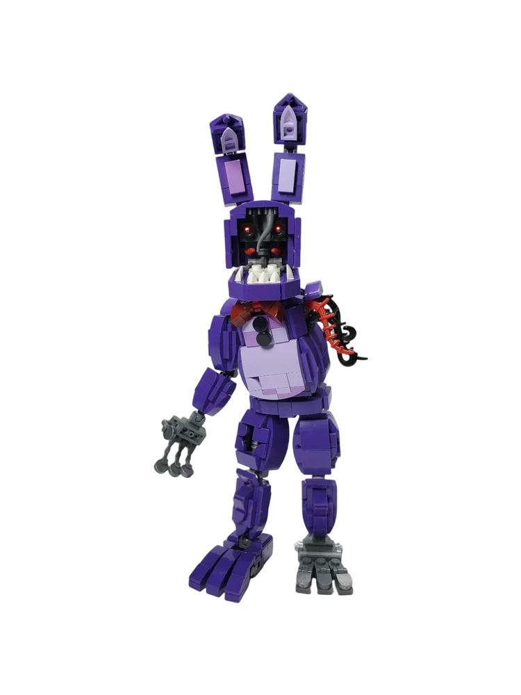 Building blocks set Withered Bonnie figurines accessory decoration adults bricks Decoration Christmas gift