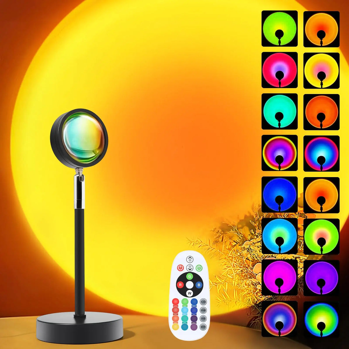 16-Colour Sunset Projection Lamp
