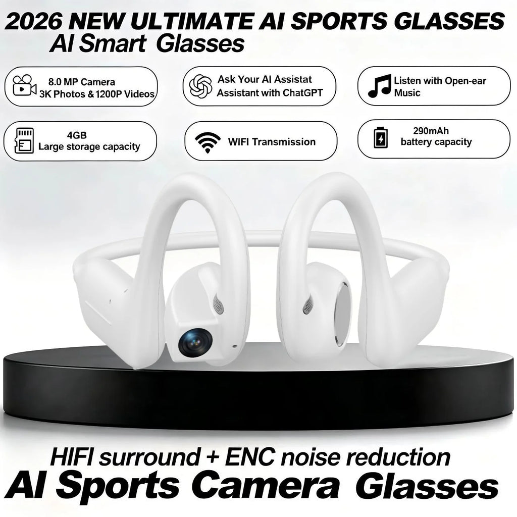 Smart Earphones Dynamic Sound Effects Music Bluetooth HD Calls 800W