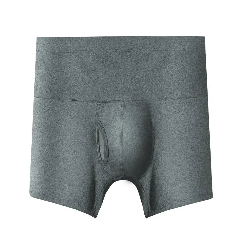 Men's underwear: High-waisted, belt-cinching, fat-adding, anti-chafing, waist-protecting, warm, fleece, thickened, sports briefs