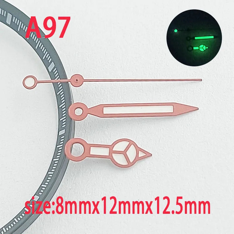 The Hands of the Men's Watch Are Made of Green Luminous Material and Are Equipped with an NH35/NH36 Automatic Mechanical Mechani