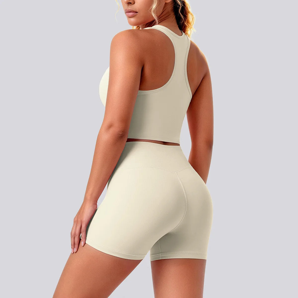 Women's Sleeveless Workout Crop Top