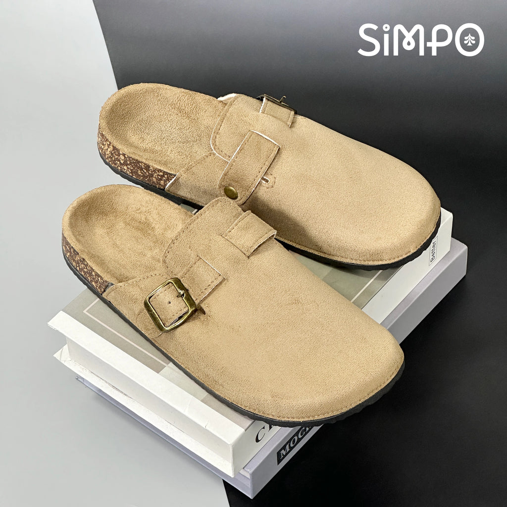 Cork-Style Casual Slippers & Sandals