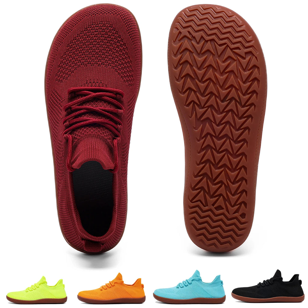 Wide-Toe Zero-Drop Walking Sneakers