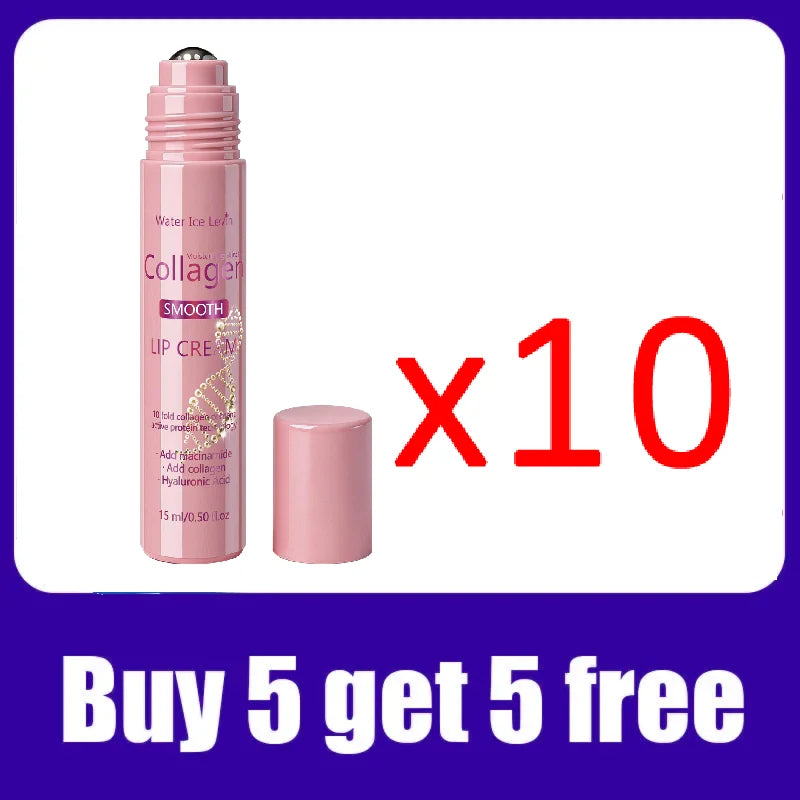 Collagen Lip Cream - Hyaluronic Acid & Niacinamide, Long-Lasting Hydration for Chapped Lips Fast plump lipstick plump gloss oil