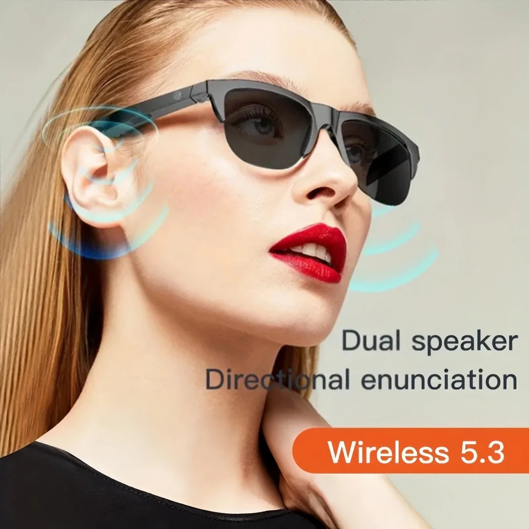 Smart Wireless V5.3 Sunglasses Multifunctional Glasses Wireless Calling