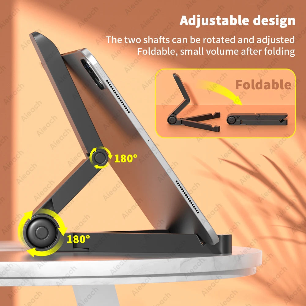 Portable Monitor Stand & Tablet Stand Holder Adjustable, Foldable, For 7