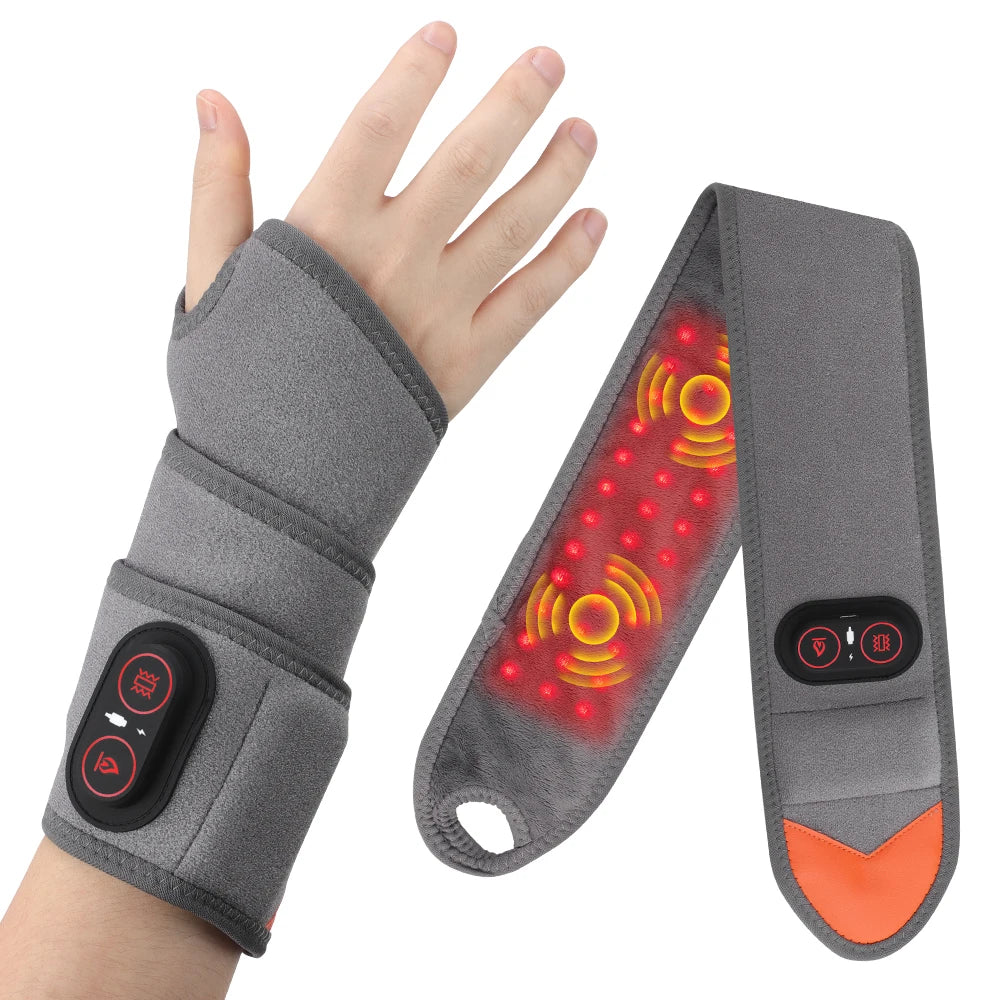 Wireless Vibration Heating Wrap 36pcs LED Beads 660&850nm Red Light