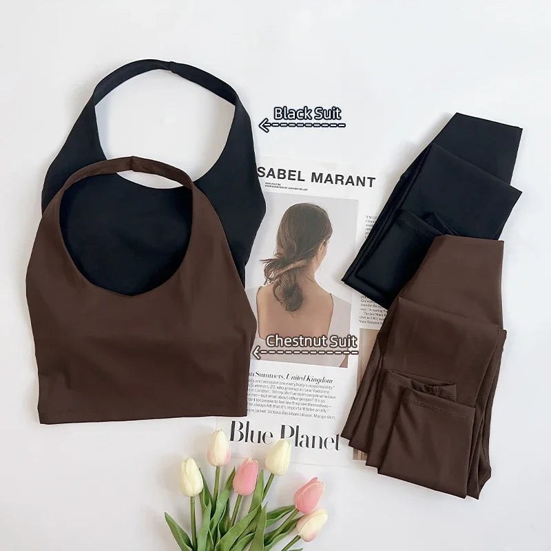 Women's Sleeveless Workout Crop Top