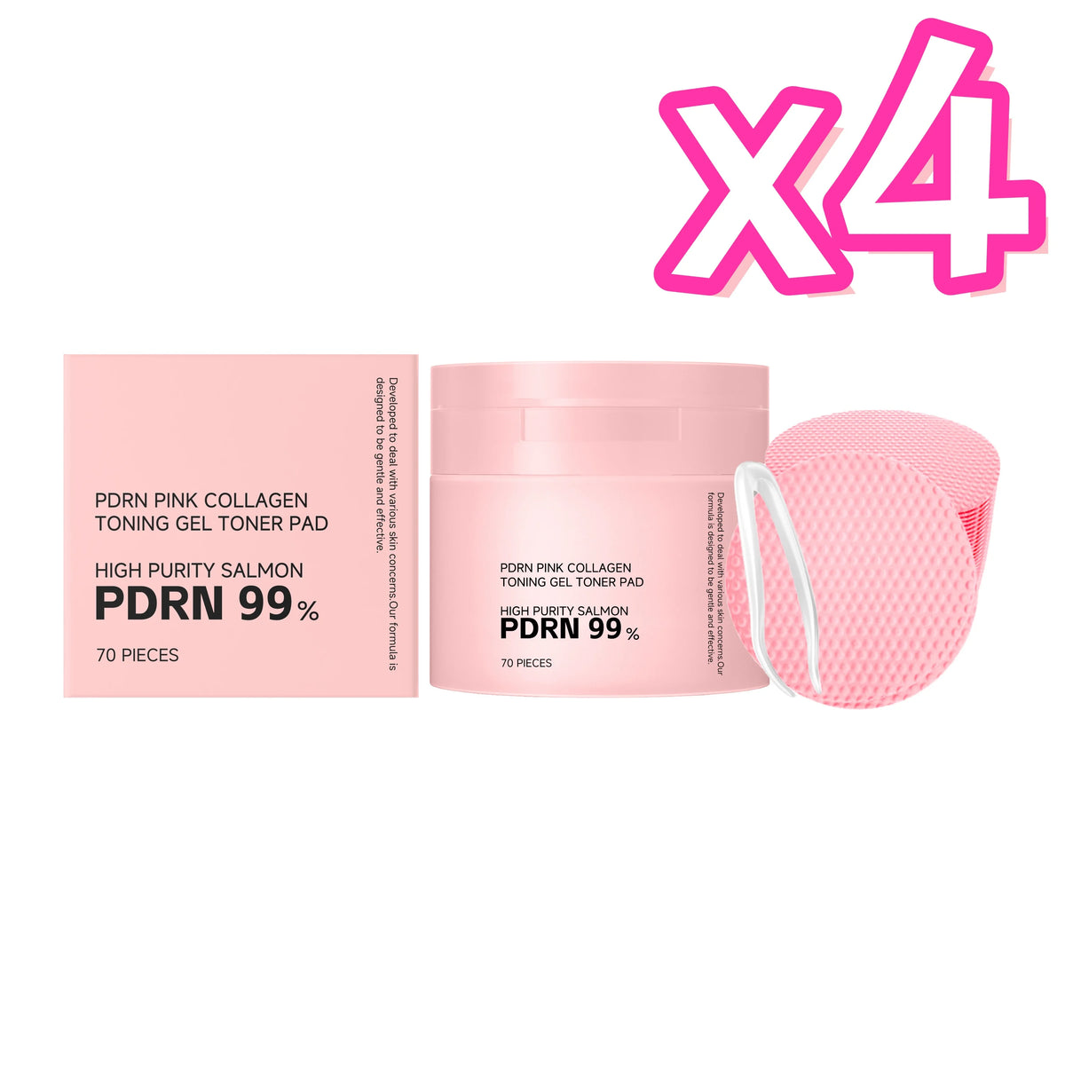PDRN Collagen Toner Pads Repair Skin Barrier Calm Redness Hydrate Skin