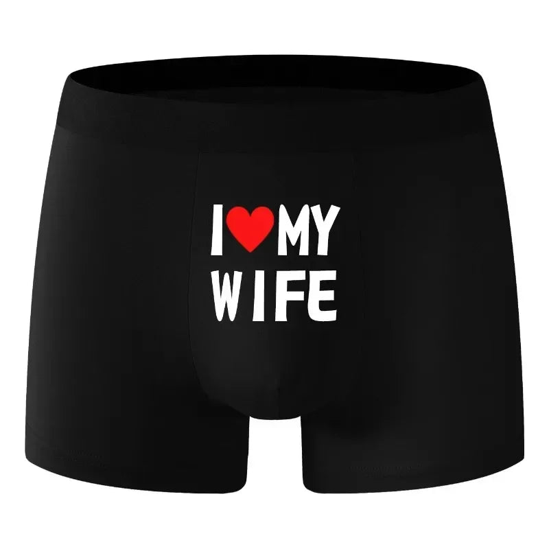 Men's 'I Love My Wife' Boxer Shorts