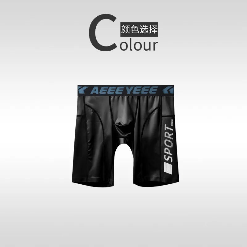 Men's Quick-Dry Long Sports Boxers