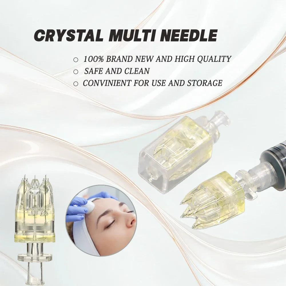 Disposable 5 Pins Crystal Multi Needle  Disposable For Meso Injection Gun Beauty Tools