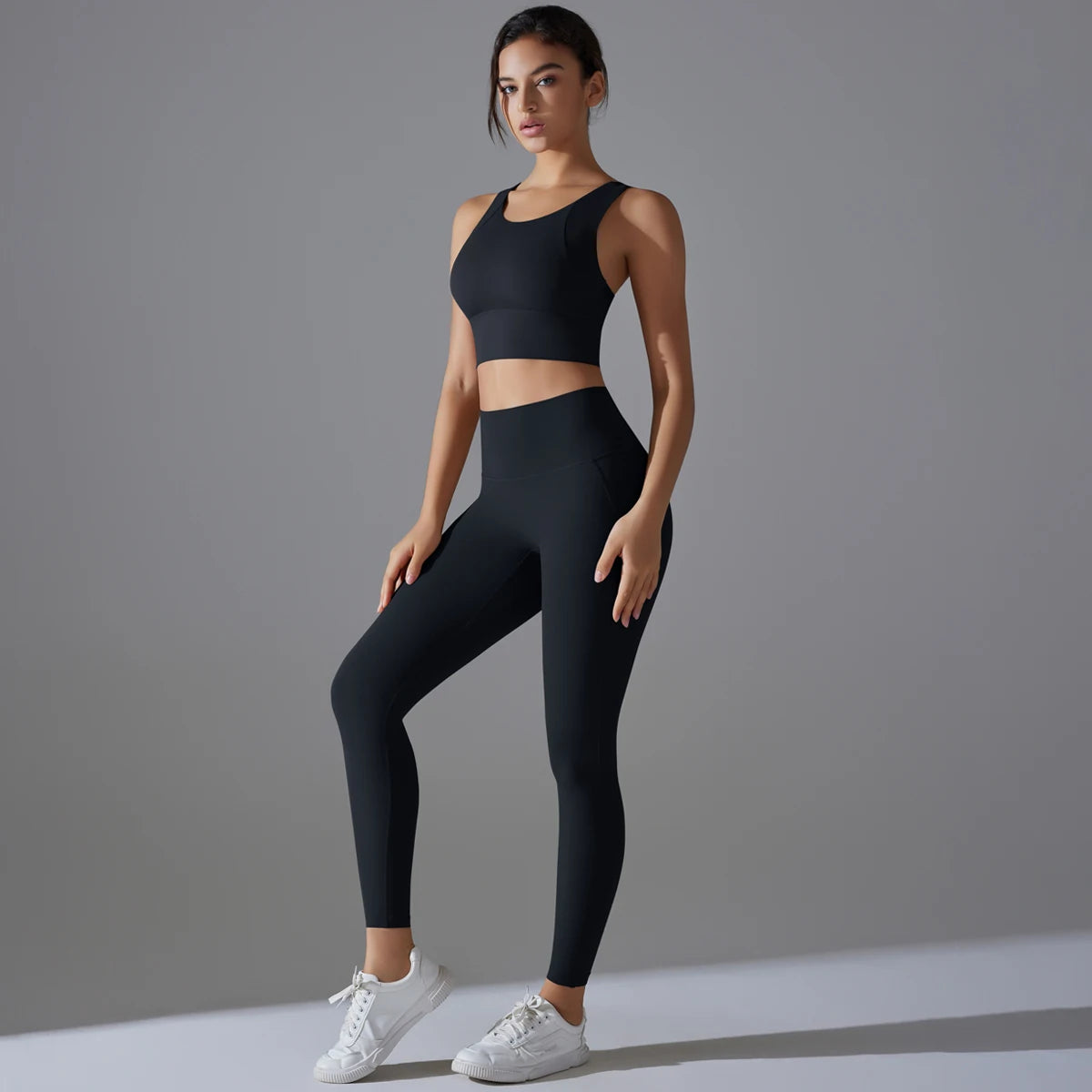 Women's Sleeveless Workout Crop Top
