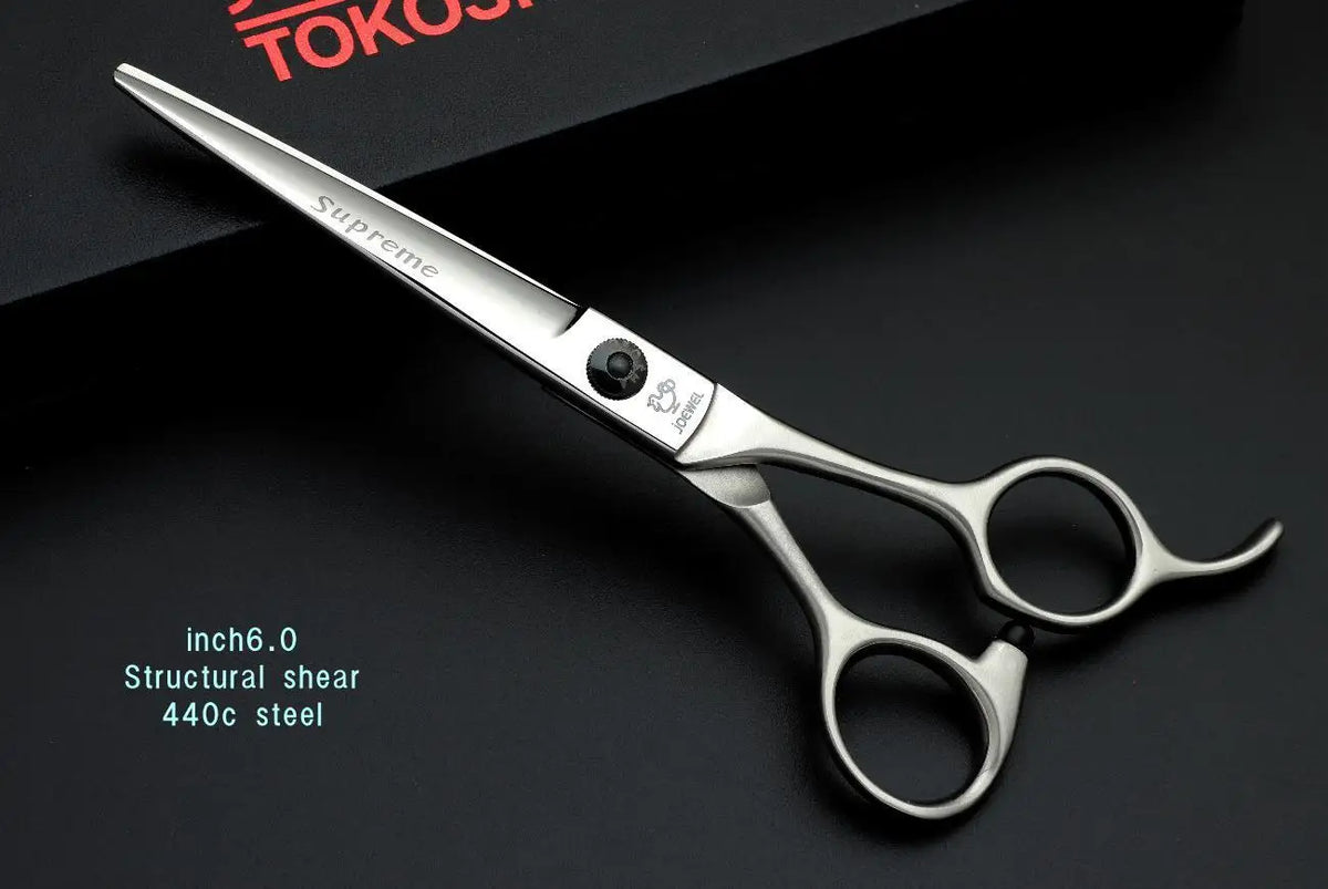 6-6.5-6.8 inch Professional Hair Cutting Scissors，Japanese 440c Steel Hair Cutting Machine，Salon High Quality Barber Accessories