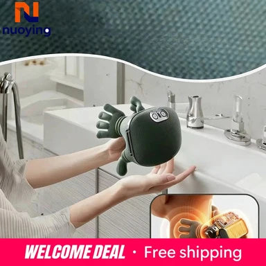 Portable Neck Shoulder Back Kneading Massage Shawl Wireless Body Relaxation Massager for Home Office Car Travel Use