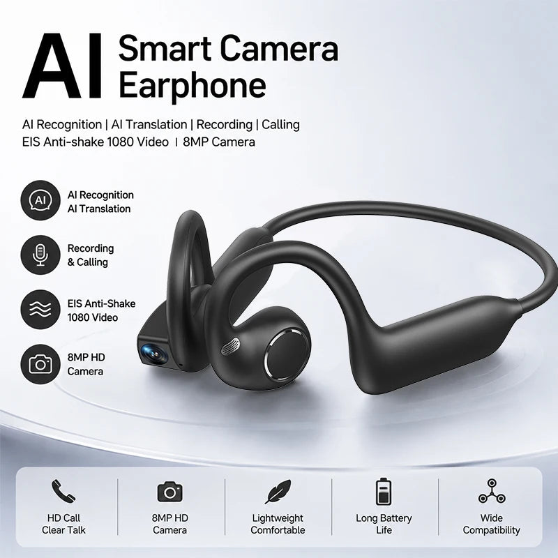 Smart Earphones Dynamic Sound Effects Music Bluetooth HD Calls 800W