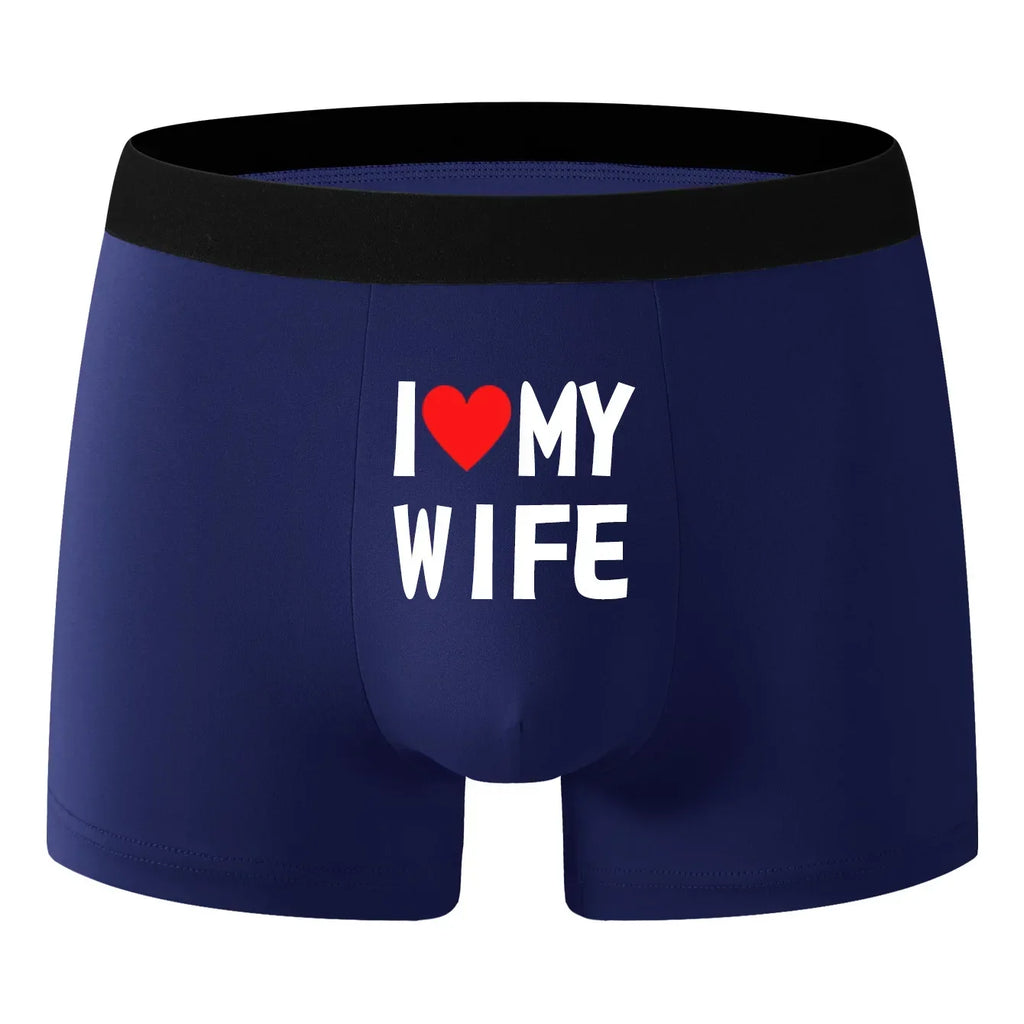 Men's 'I Love My Wife' Boxer Shorts