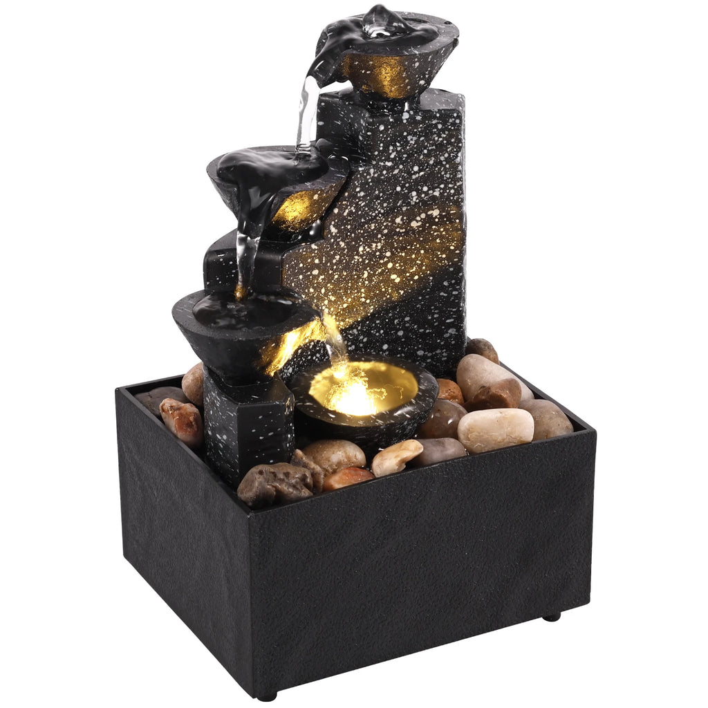 Desktop Waterfall Decoration Creative Flowing Water Ornaments Small