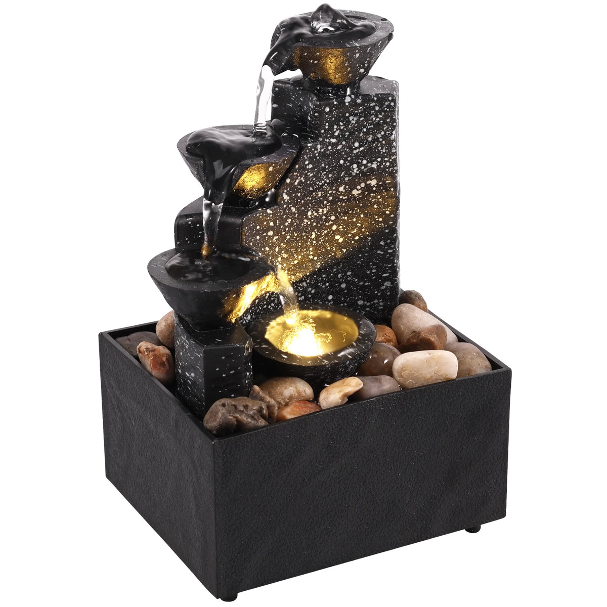 Desktop Waterfall Decoration Creative Flowing Water Ornaments Small