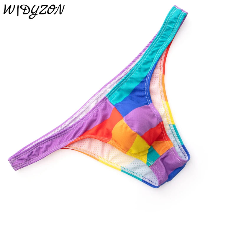 Printed Mesh Contour Briefs