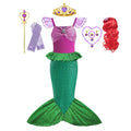 Girl Dresses Princess Costume Kids Mermaid Cosplay Costume Kids Carnival