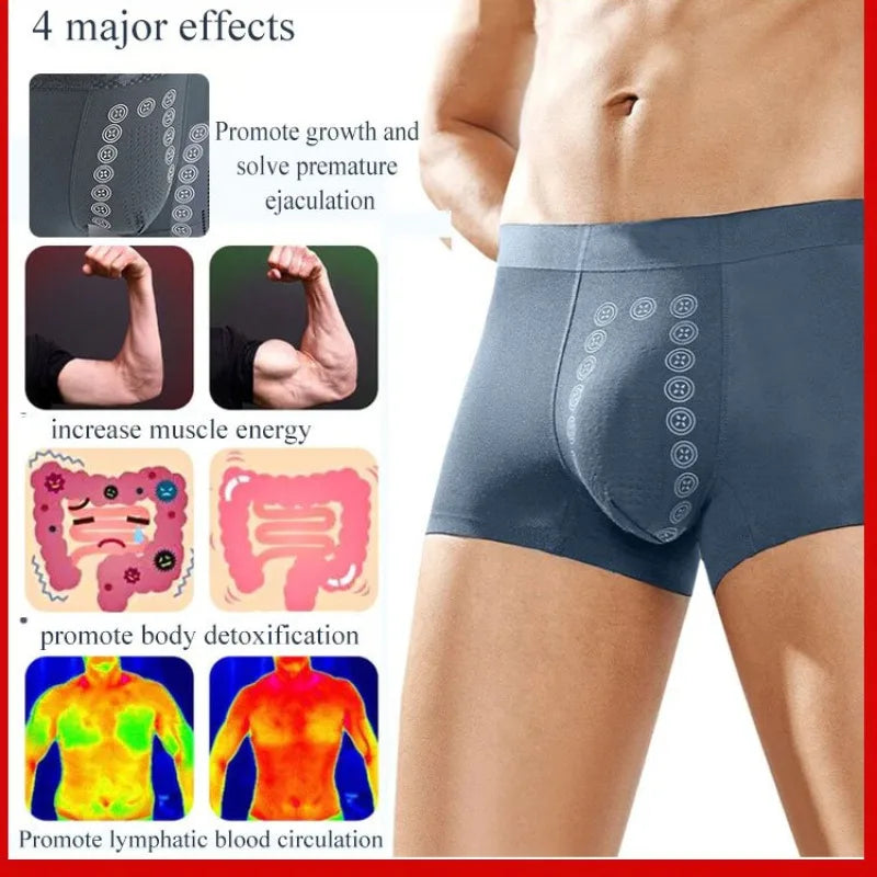 Men's Seamless Breathable Boxer Briefs
